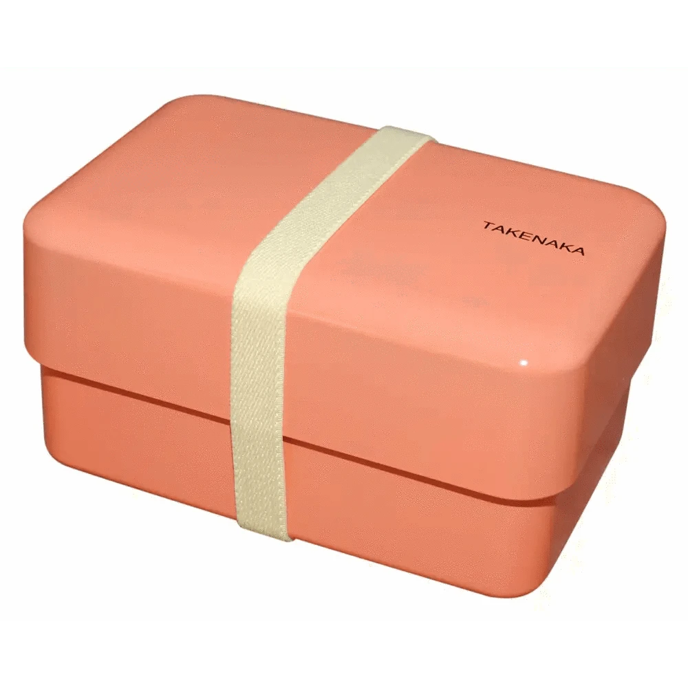 TAKENAKA Bento Box Bentos & Totes Bento Nibble Box - Made of Recycled Plastic Bottles: Coconuts White