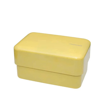 TAKENAKA Bento Box Bentos & Totes Bento Nibble Box - Made of Recycled Plastic Bottles: Coconuts White