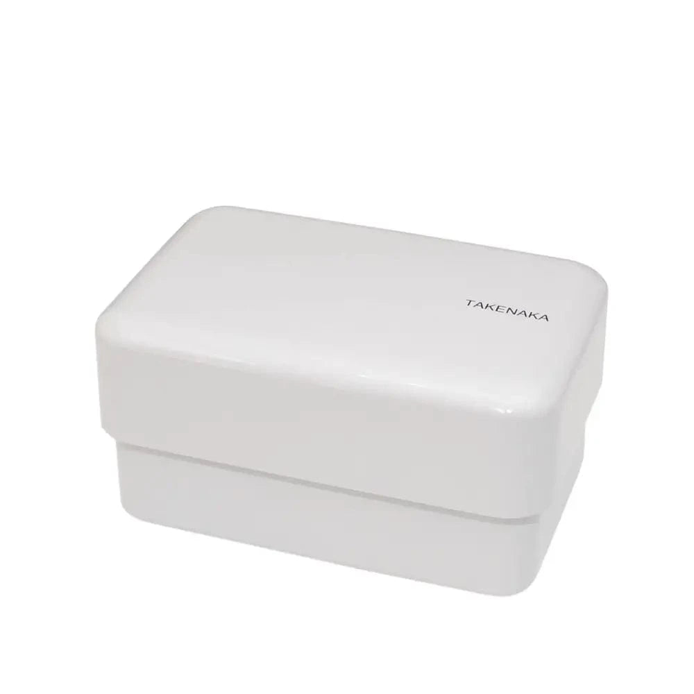TAKENAKA Bento Box Bentos & Totes Bento Nibble Box - Made of Recycled Plastic Bottles: Coconuts White