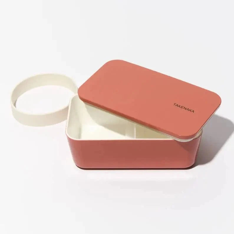 TAKENAKA Bento Box Bentos & Totes TAKENAKA BENTO FLAT BOX Apricot Rose: Apricot Rose