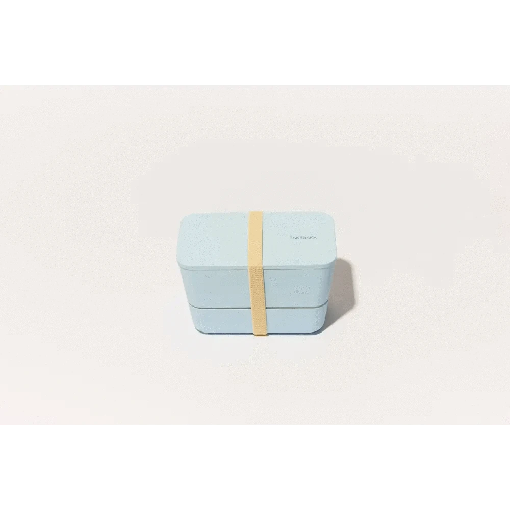 TAKENAKA Bento Box Bentos & Totes TAKENAKA BENTO Flat Dual Box: Ocean Breeze