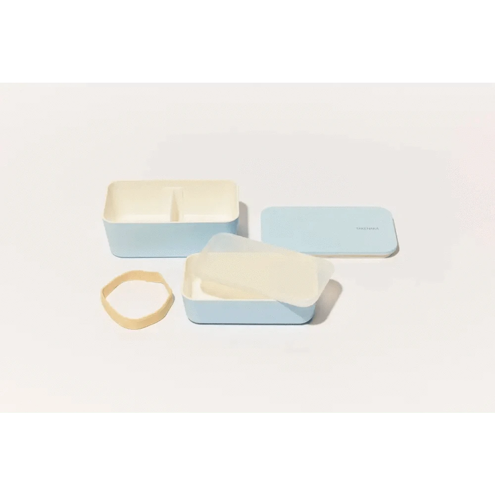 TAKENAKA Bento Box Bentos & Totes TAKENAKA BENTO Flat Dual Box: Ocean Breeze