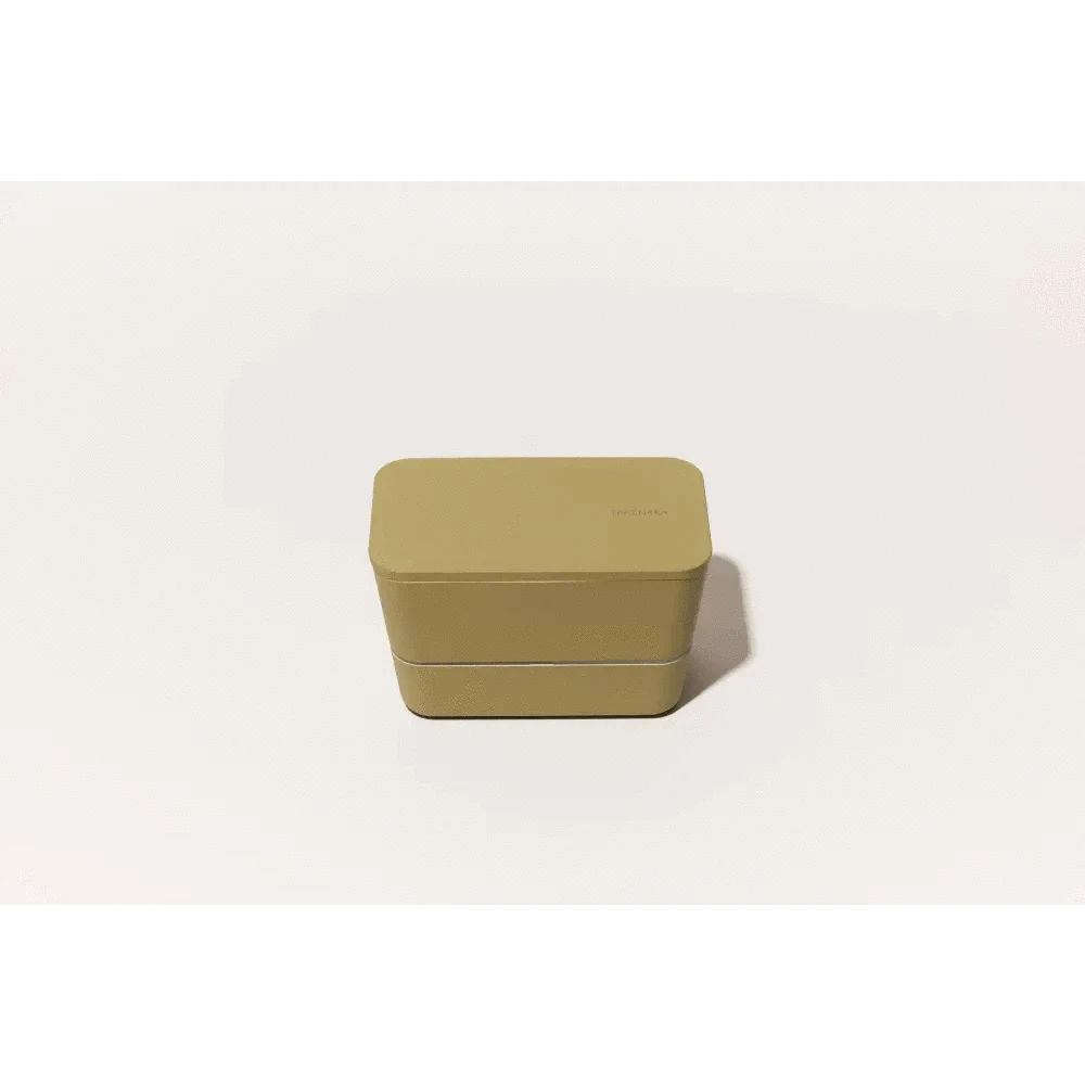 TAKENAKA Bento Box Bentos & Totes TAKENAKA BENTO Flat Dual Box: White Eggshell