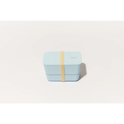TAKENAKA Bento Box Bentos & Totes TAKENAKA BENTO Flat Dual Box: White Eggshell