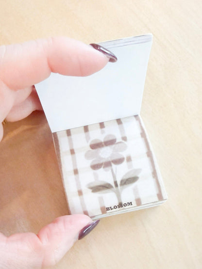 Temu Paper Sheets Mini Vintage Notepaper Books - 50 Designs