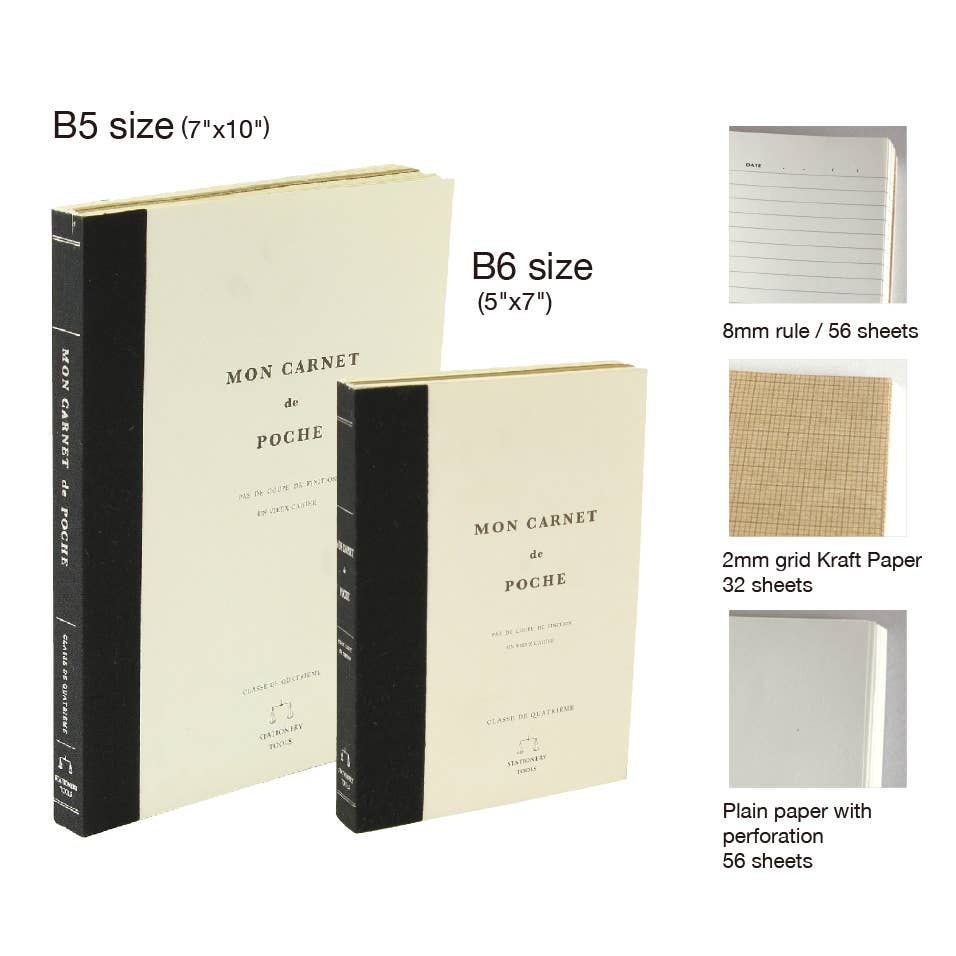 Time Concept Notebooks & Notepads Rough NoteBook B6 Size