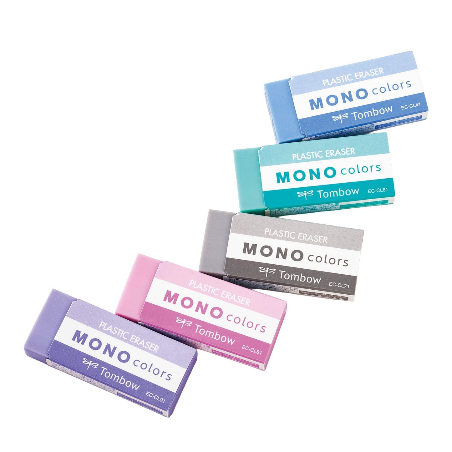 Tombow MONO Eraser Colors, 50 PC Display