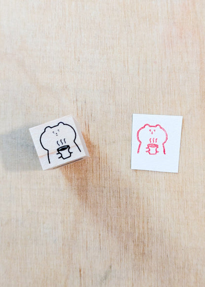 TONIKAKU HOKKAIDO Stamps Relax Time Bear Stamp - Tonikaku Hokkaido