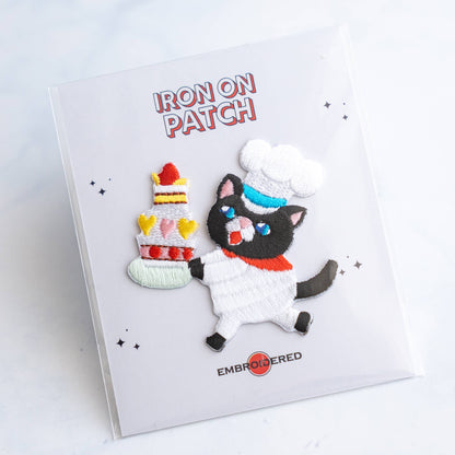 U PLUS INC Cute Cat character Patches - Iron on Patch