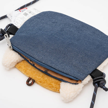 U PLUS INC Kusuguru Japan Fuzzy Cat Face Crossbody Bag