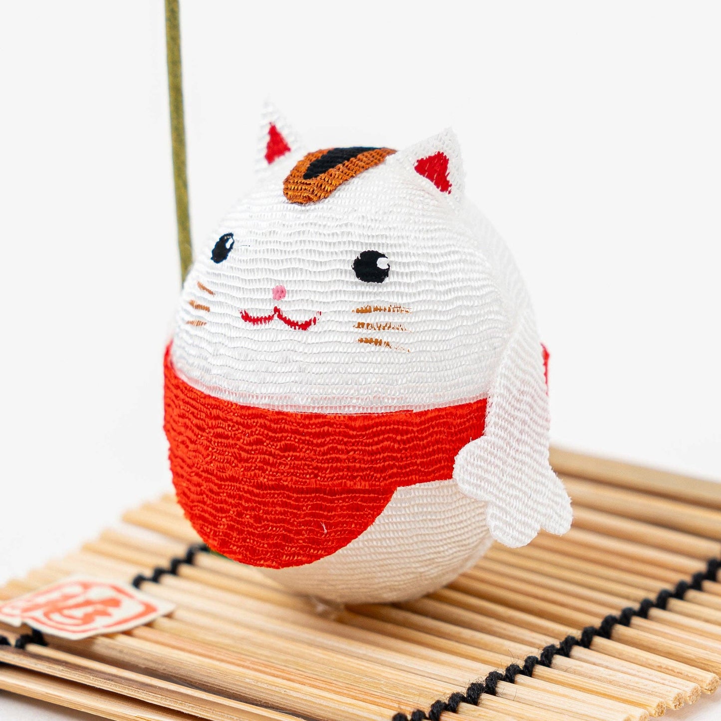 U PLUS INC Ryukodo Handmade Cute Cat Fishing Figurine