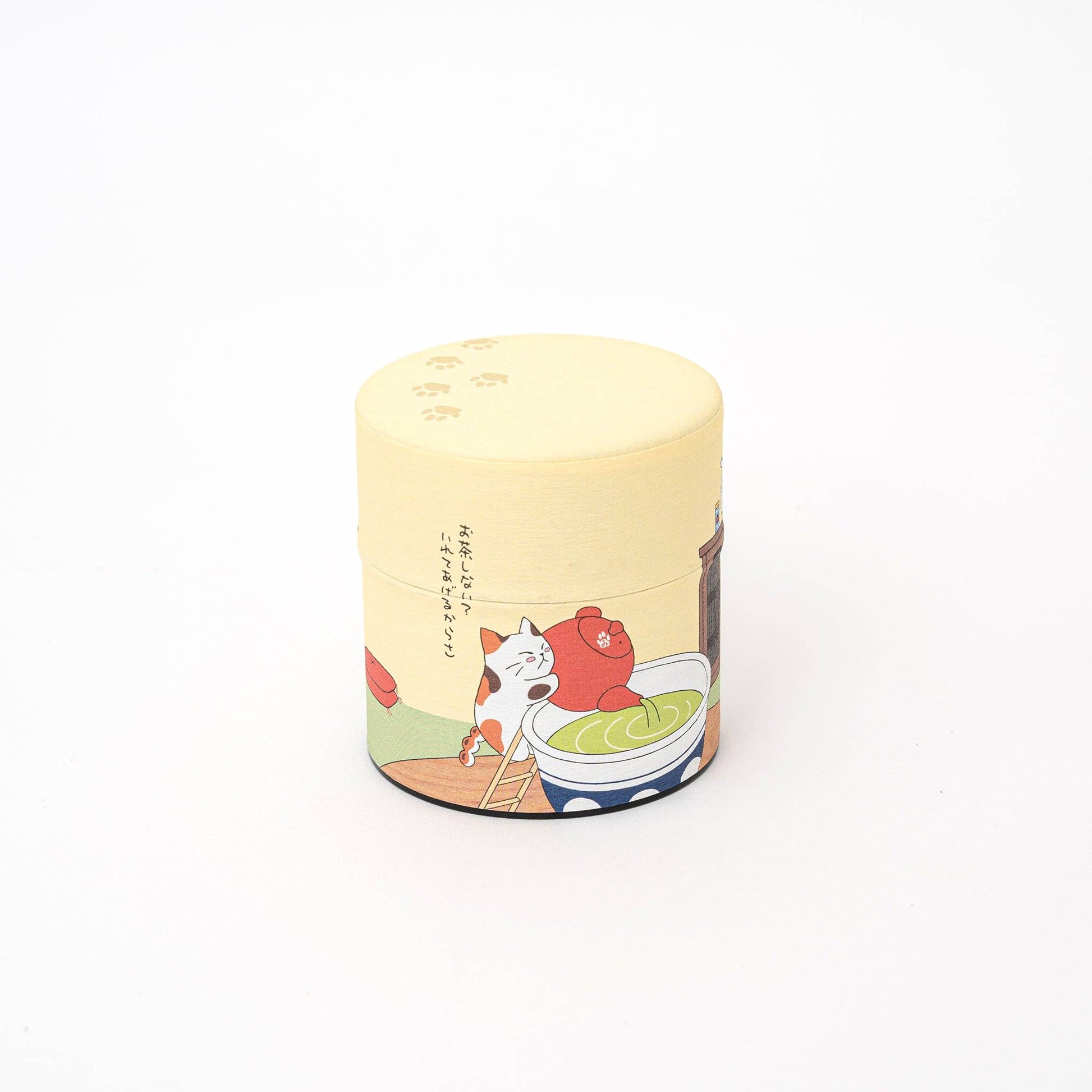 U PLUS INC Tea & Tea Sets Cat - Want to have tea? Washi Tea Canister - 5 Patterns