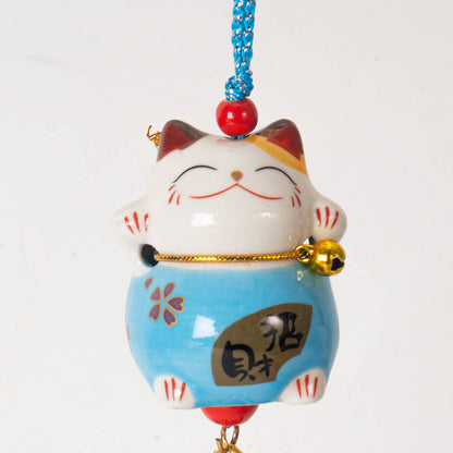 Urban Tokyo 13 Inch Length Maneki Neo Lucky Cat Hanging Charm (12/120)