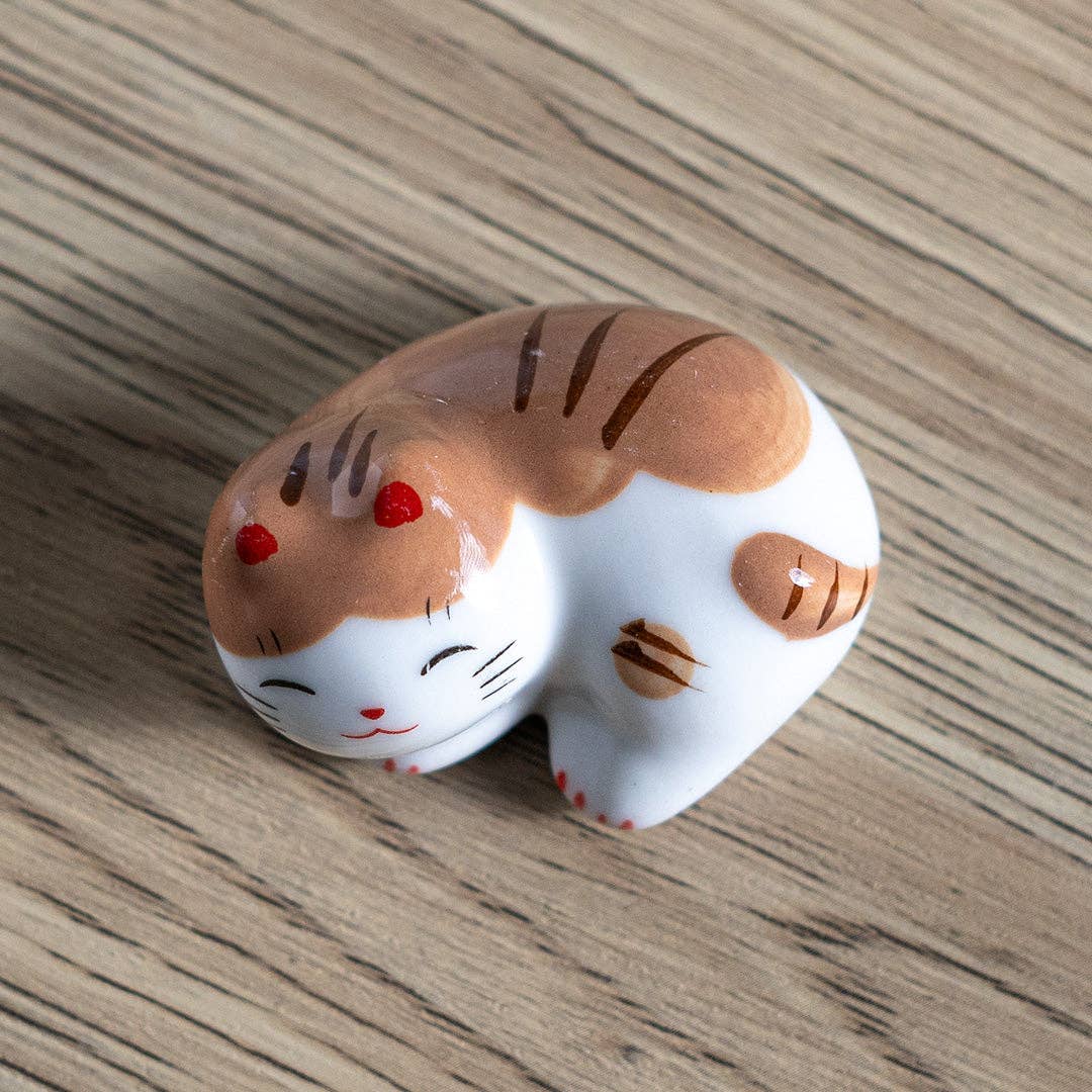 Urban Tokyo Cat Chopsticks Rest 2"L (12/288)