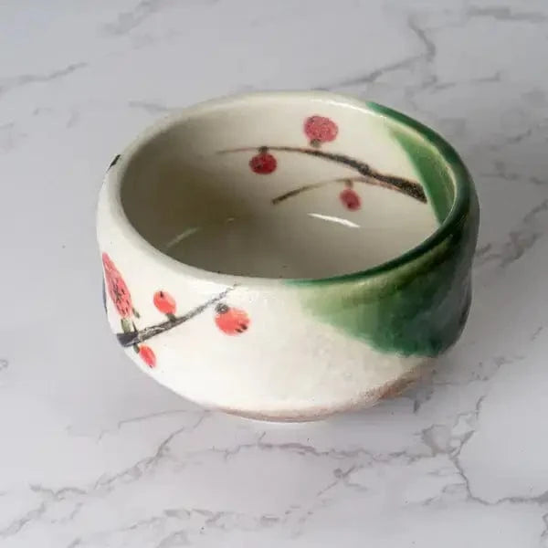 Urban Tokyo Tea & Tea Sets Ume Plum Blossoms Mini Matcha Bowl 8oz