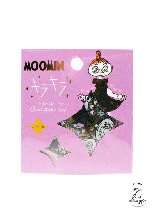 WORLD CRAFT CO.,LTD. Decorative Stickers World Craft - Clear Flake Seal - Moomin - Little My