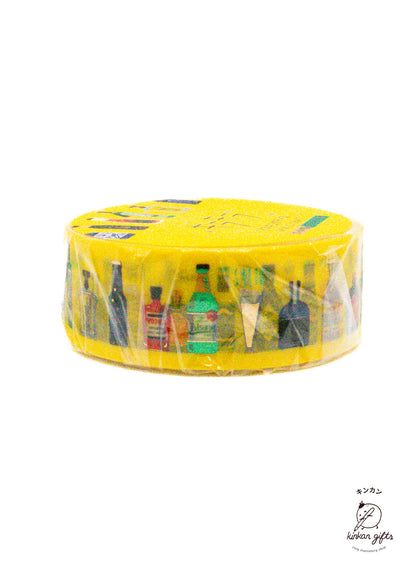 WORLD CRAFT CO.,LTD. Washi Tape World Craft - DECOLE Washi Tape Party Kira-Kira - Drinks