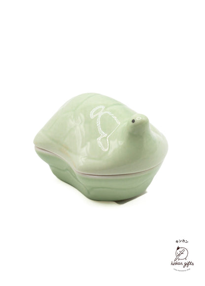 YAMACOH CO., LTD. Bowls, Plates & Dishes Turtle Youbi - Ceramic Mini-sized Delicacy Box