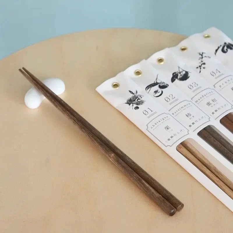 YAMANI Chopsticks & Chopstick Rests Tetoca Persimmon Chopsticks